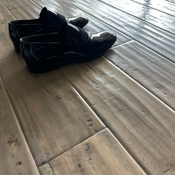 New M2 by Morvati patent blue slip on loafers sz 40 - Picture 4 of 8